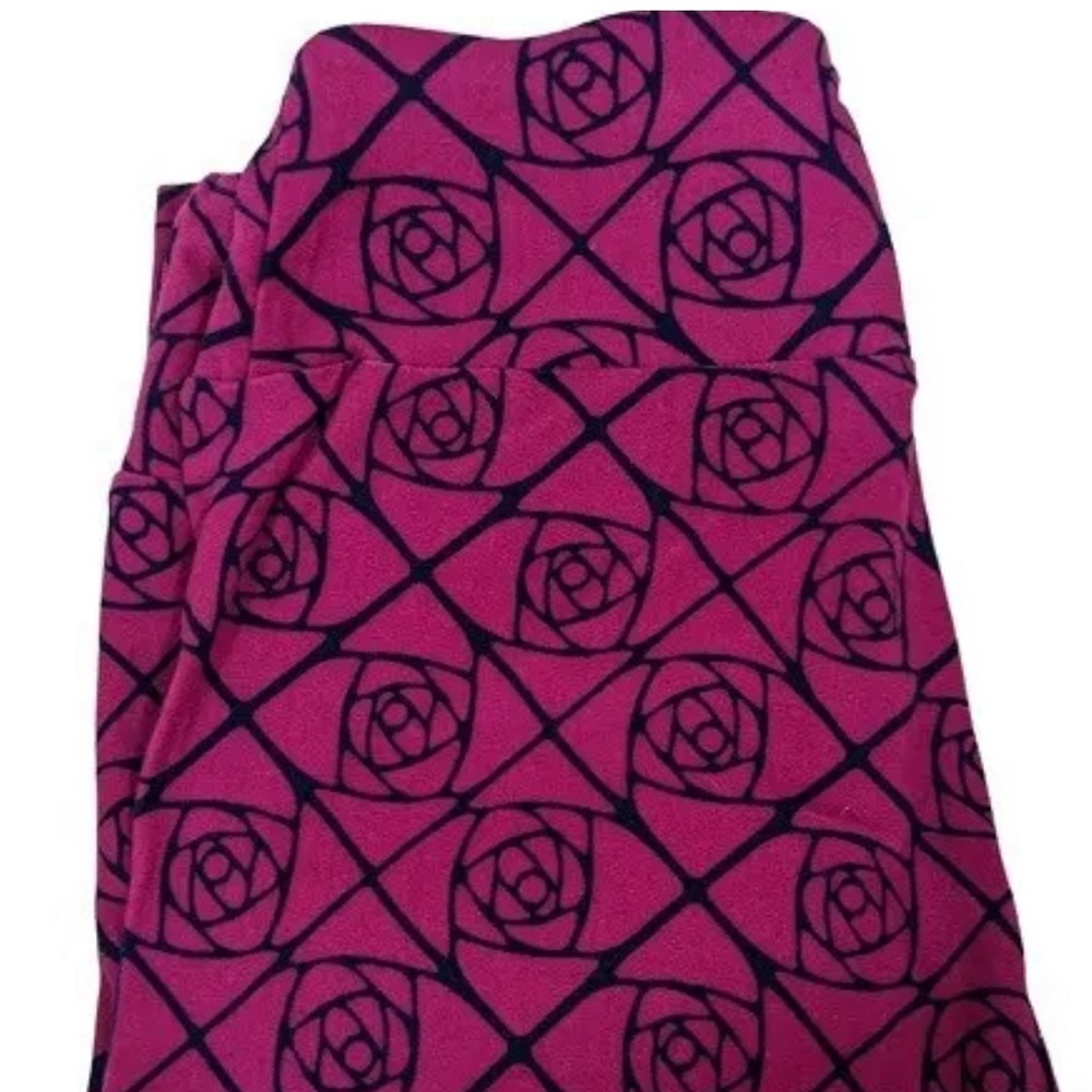 "Disney Roses" New LuLaRoe OS leggings - Picture 2 of 2